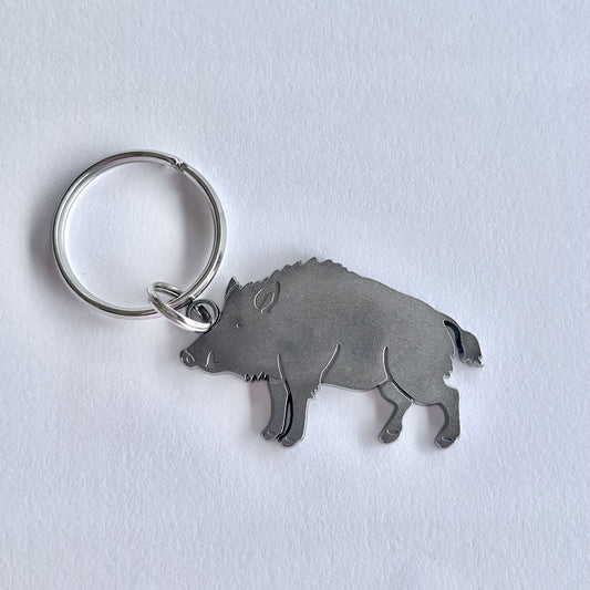 Portachiave Cinghiale Nero Opaco