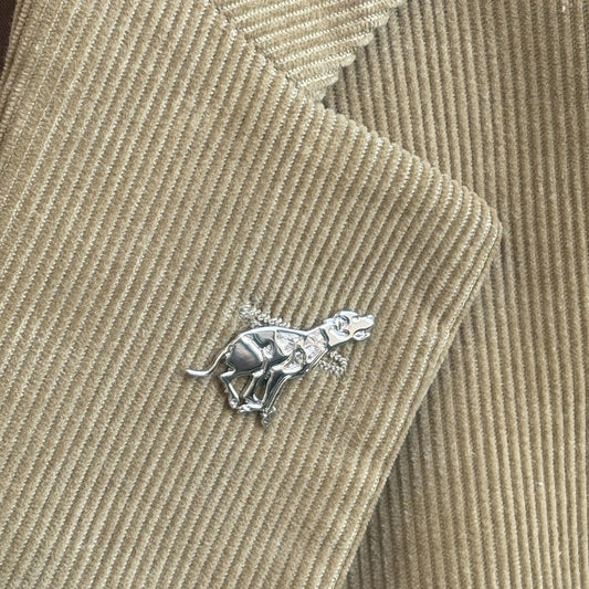 Spilla Pointer Argento